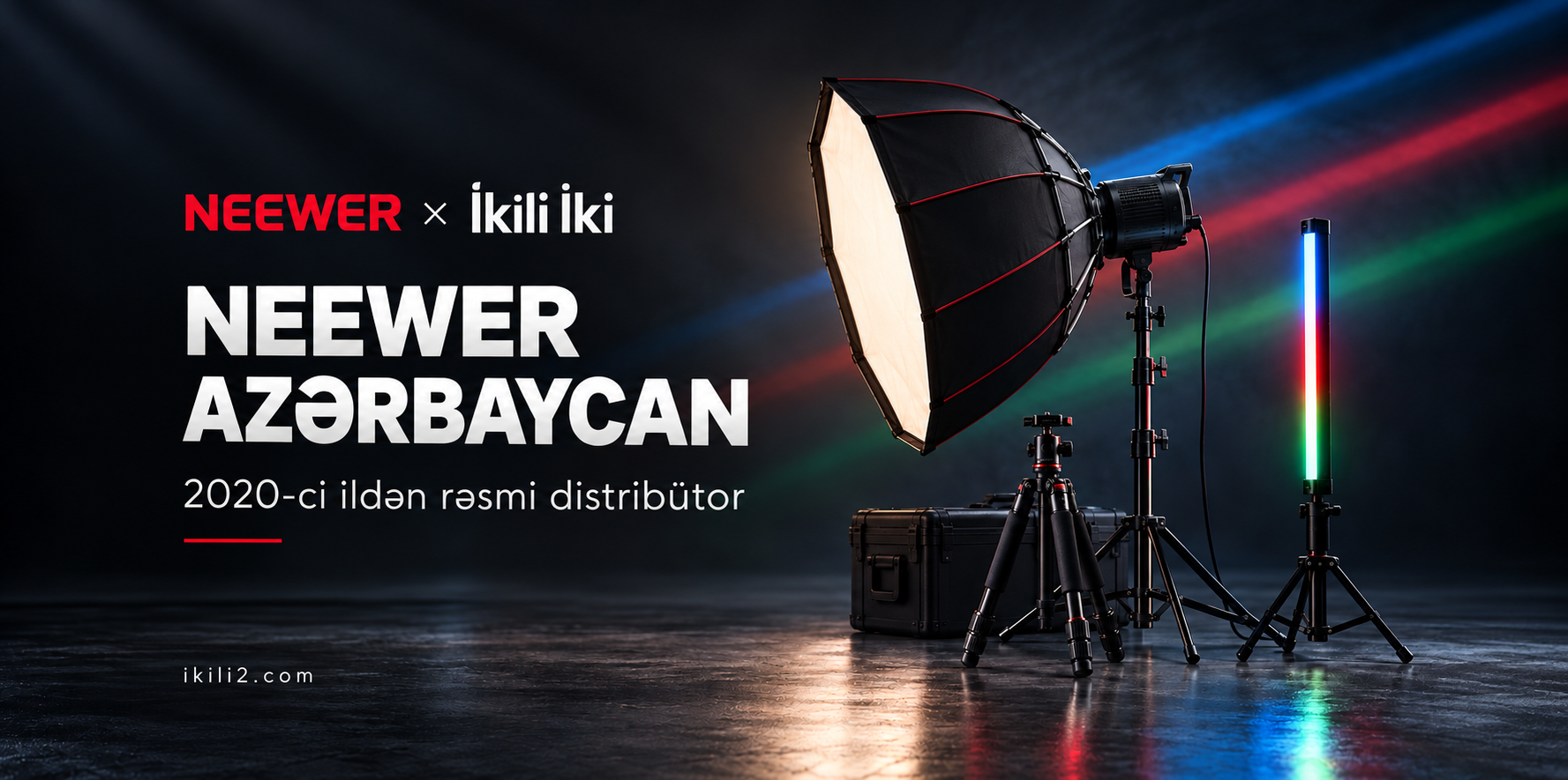 NEEWER Azərbaycan: foto və video avadanlıqları İkili İkidə