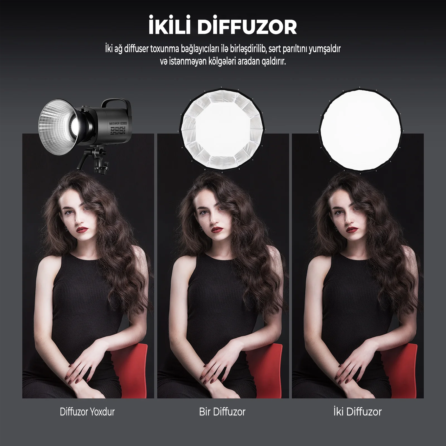 Neewer NS120P Parabolik Softboks 120 sm