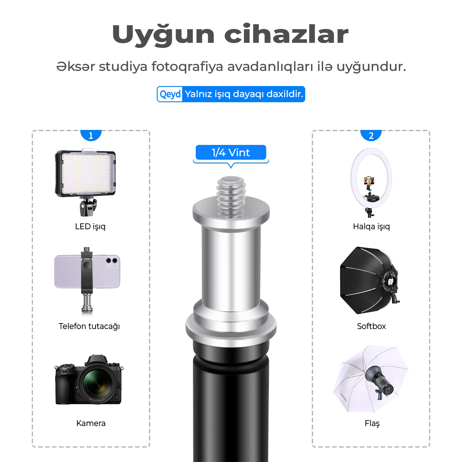 NEEWER ST-200 200 sm İşıq Dayaq