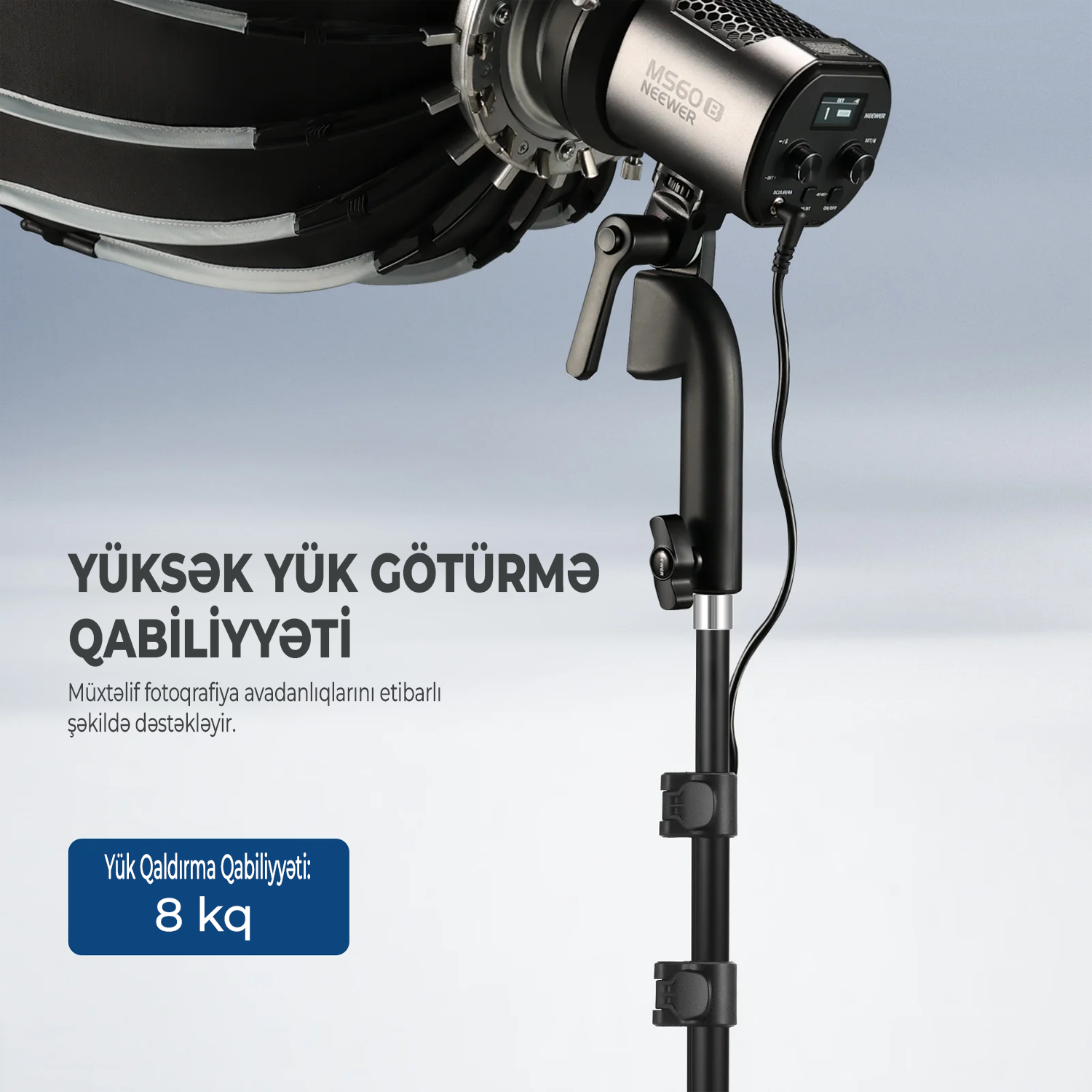 NEEWER ST180R 180sm Portativ İşıq Stendi
