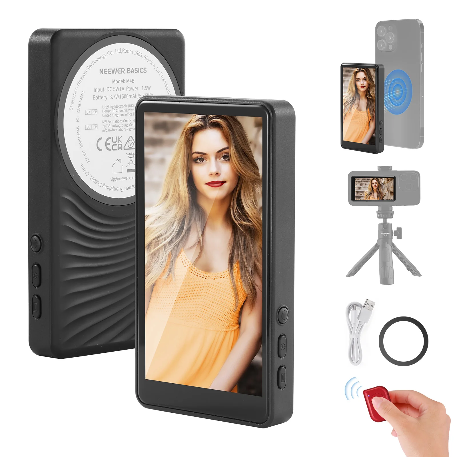 NEEWER BASICS M4B  Maqnitli Vlog Monitor