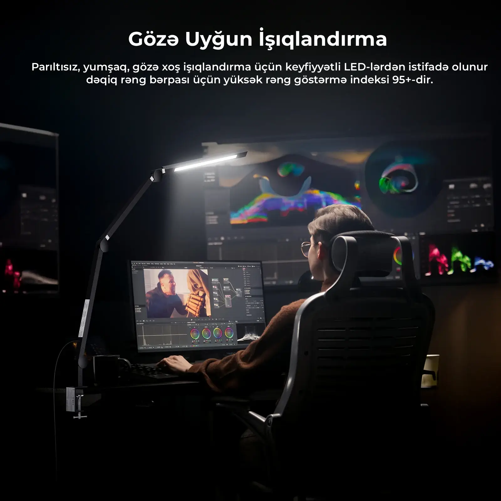 Neewer ME-DL02 12W Masa üçün Qısqaclı LED İşıq