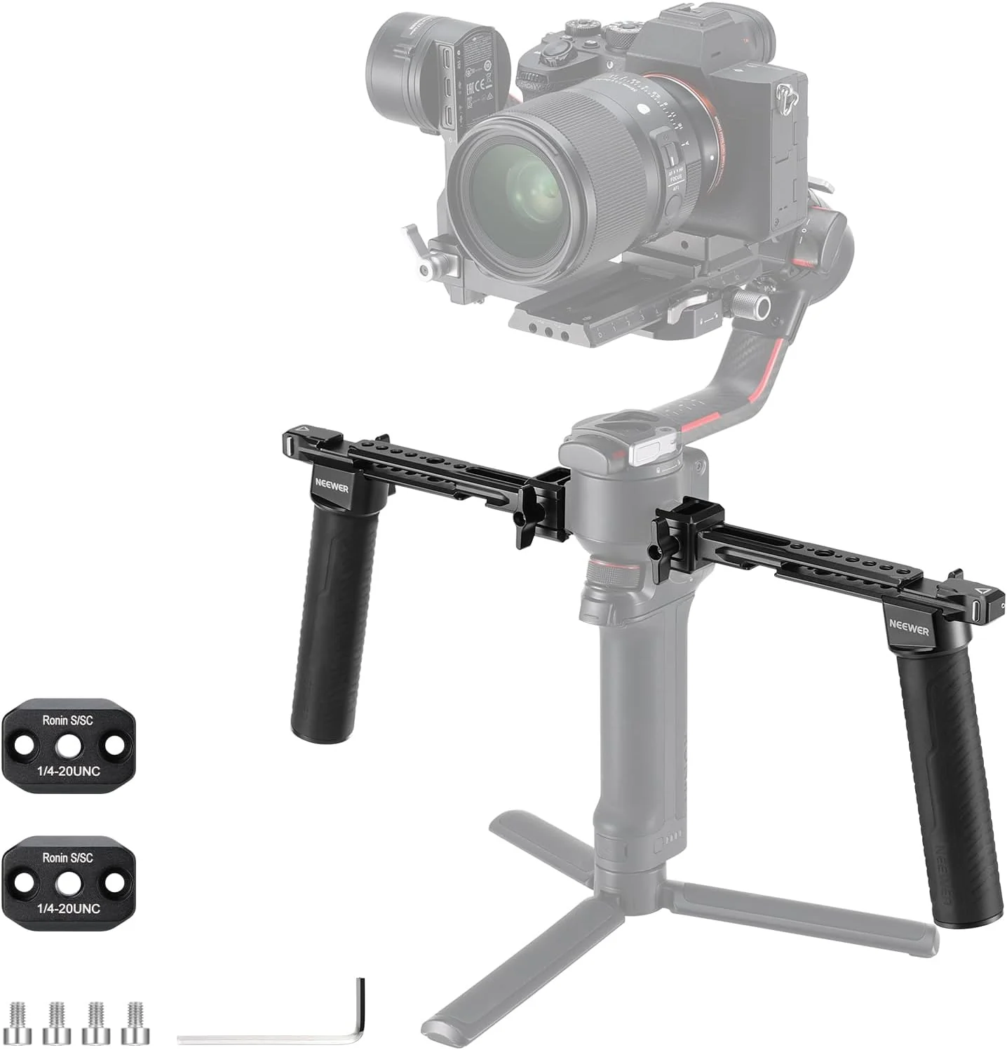 Neewer GA006 DJI Gimballar üçün İkili Tutacaq Sistemi