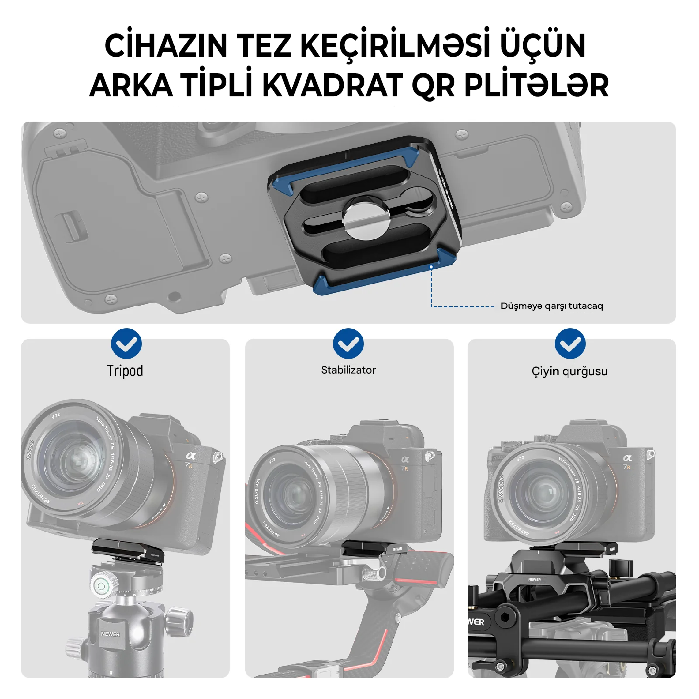 NEEWER SR007 Universal Çiyin Qurğu Dəsti