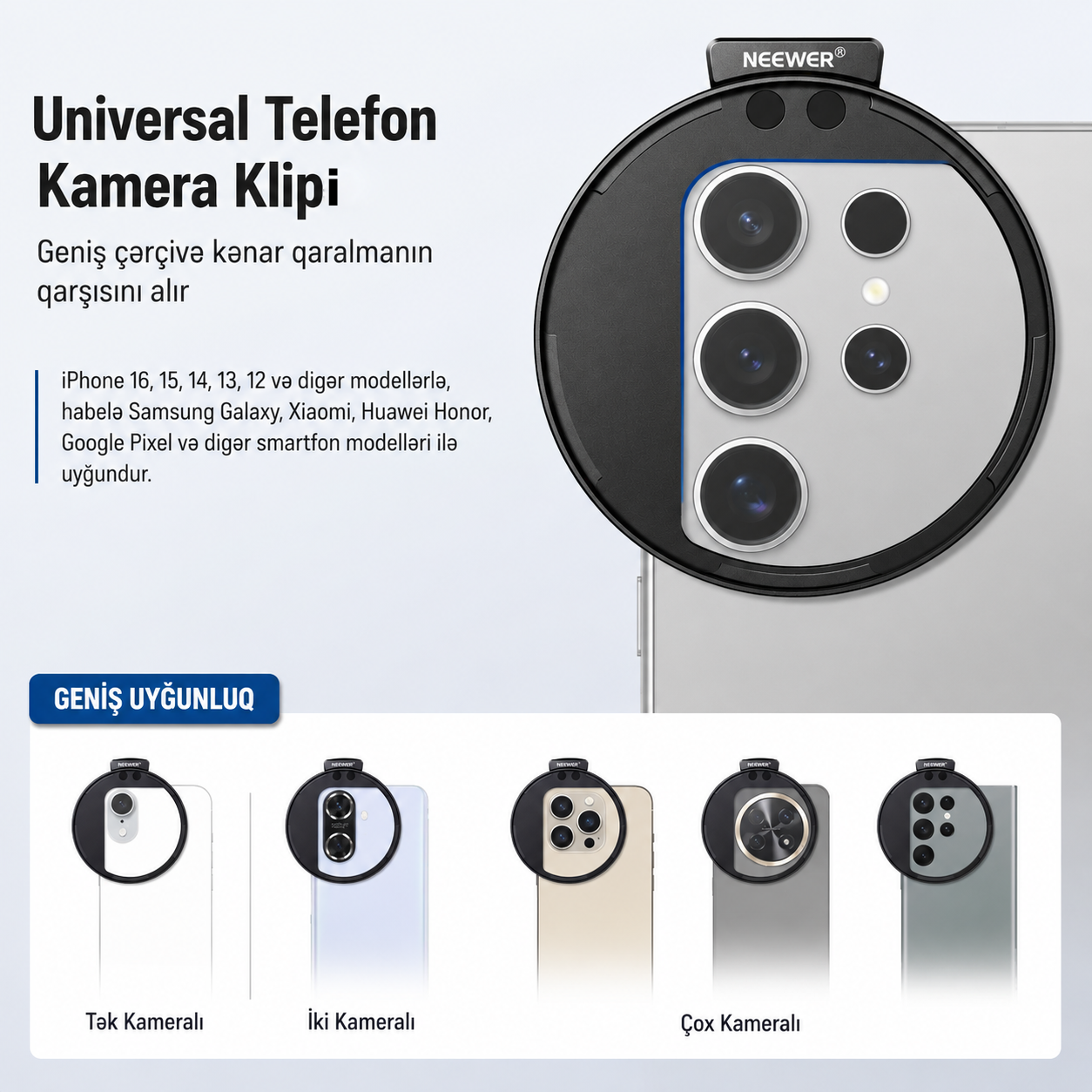 Neewer 67 mm Maqnitli CPL Telefon Filteri