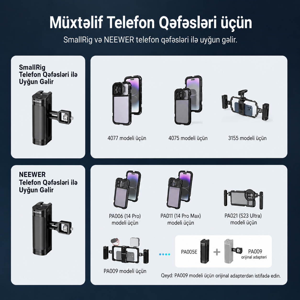 Neewer PA005E Simsiz Pultlu Yan Tutacaq