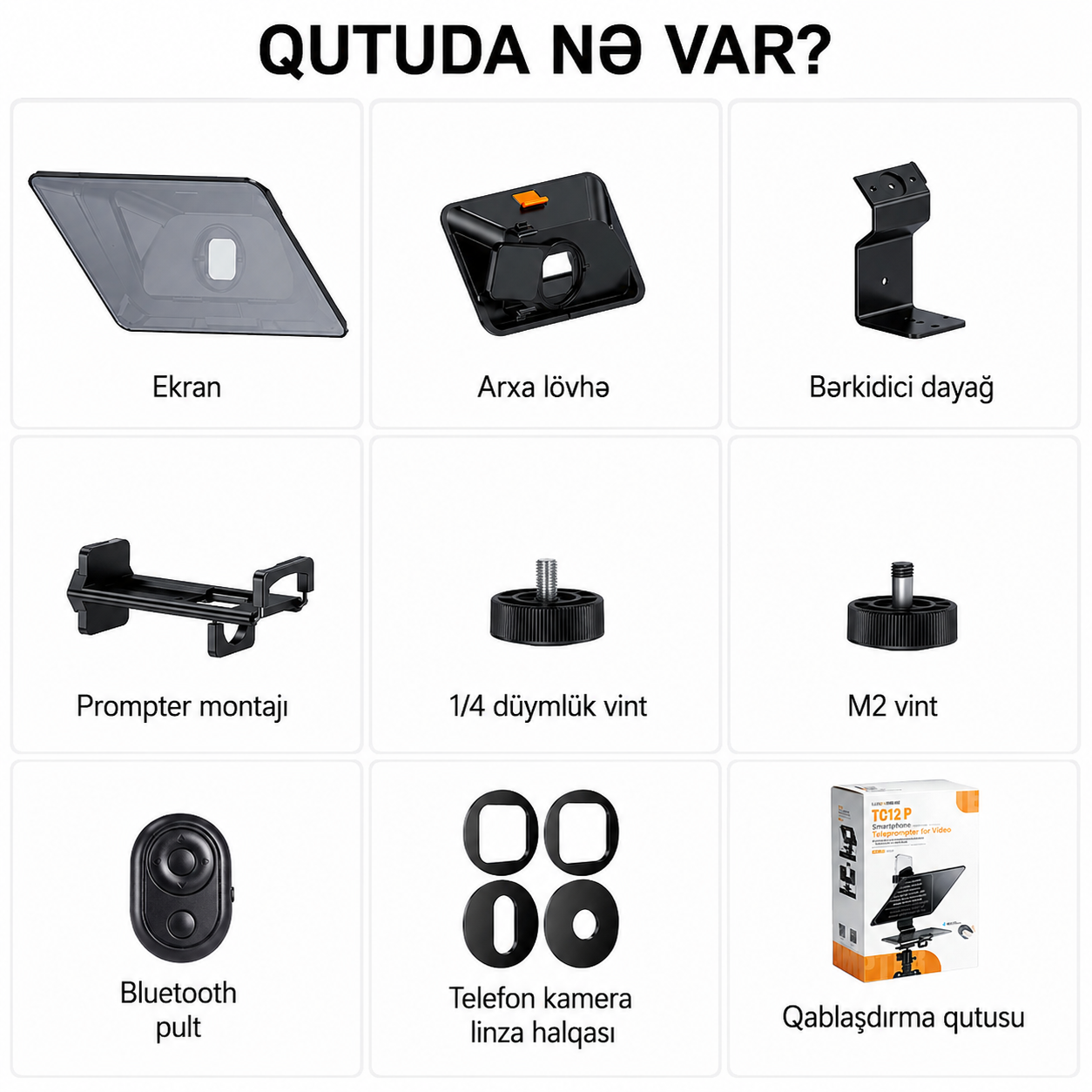 Lensgo TC12P Telefon Teleprompter