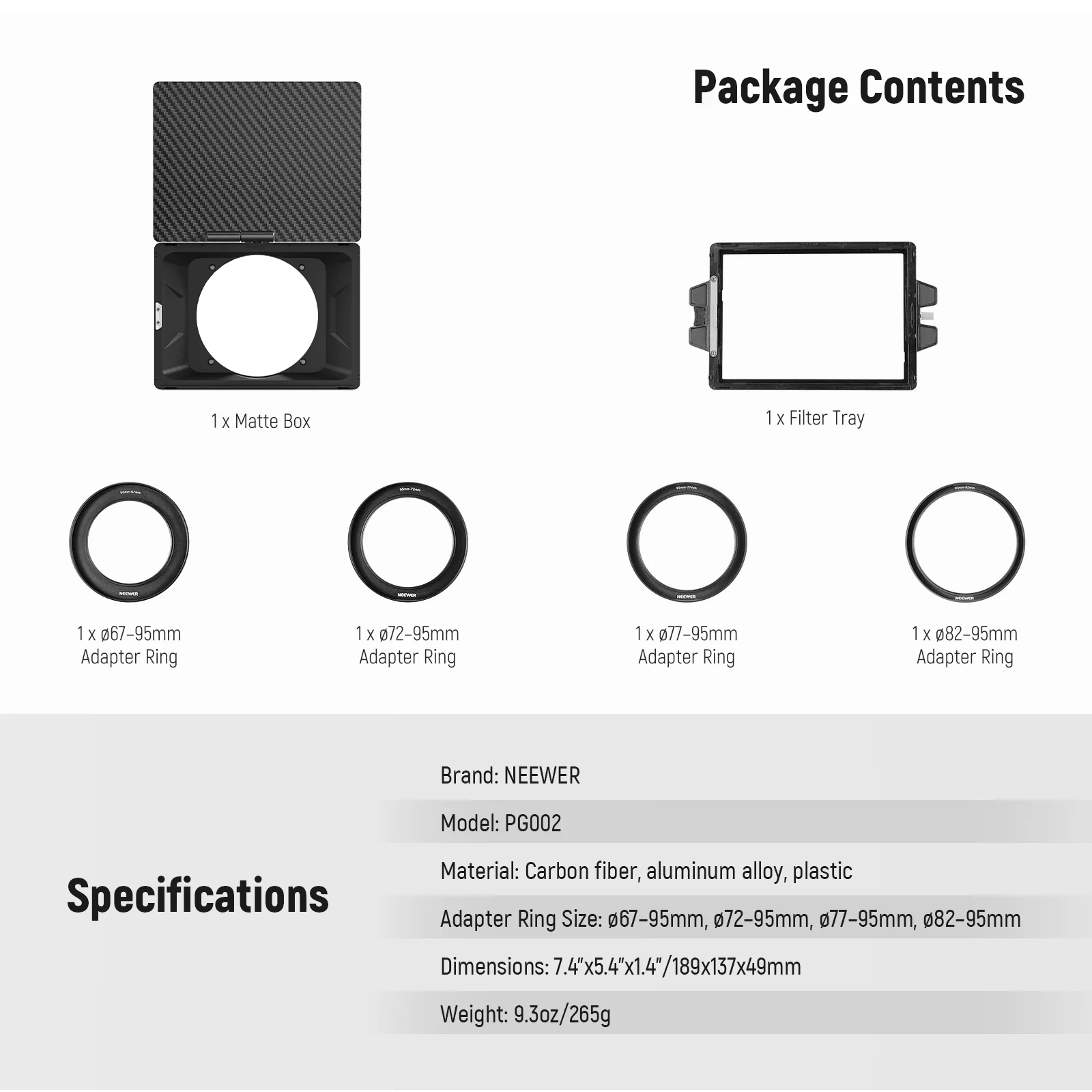 Neewer PG002 Mini Matte Box